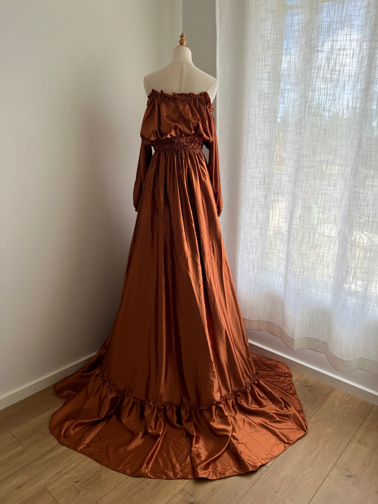 SALE Rust Sample Dress