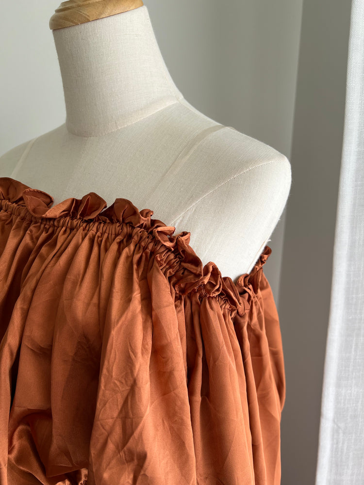 SALE Rust Sample Dress