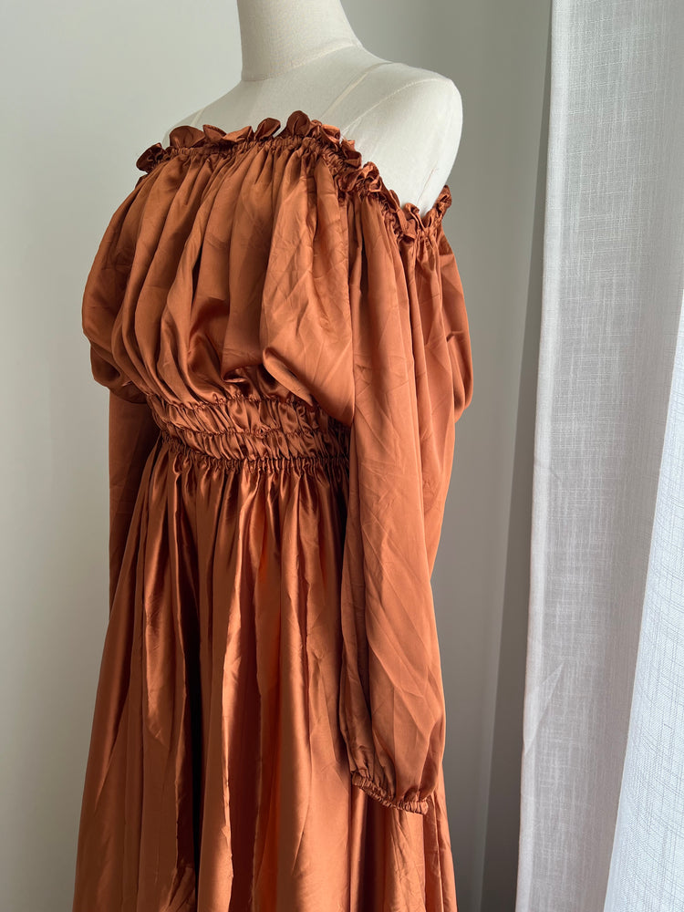 SALE Rust Sample Dress