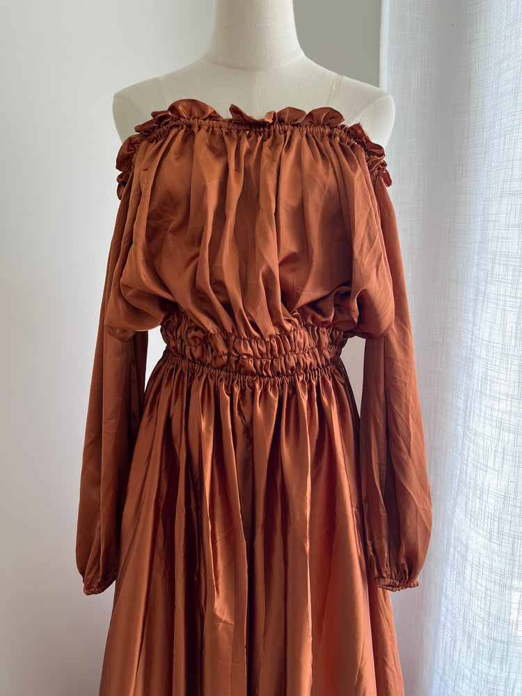 SALE Rust Sample Dress