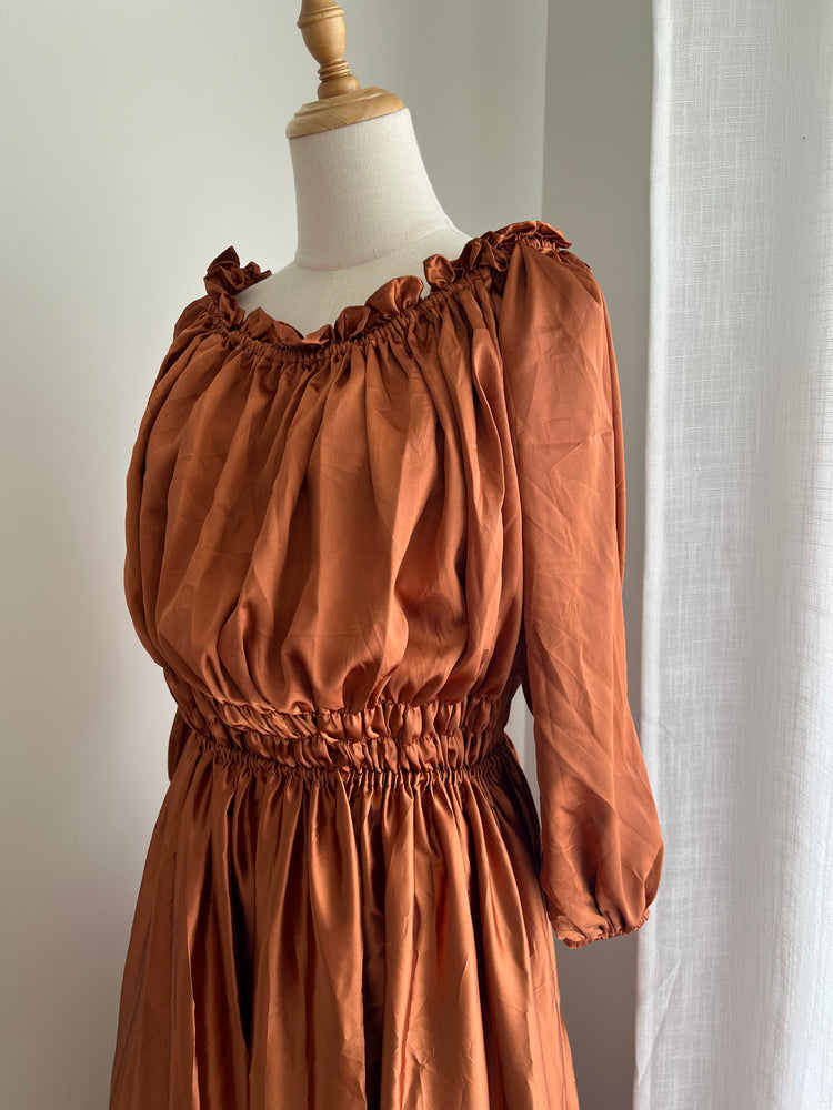 SALE Rust Sample Dress