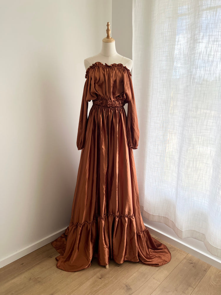 SALE Rust Sample Dress