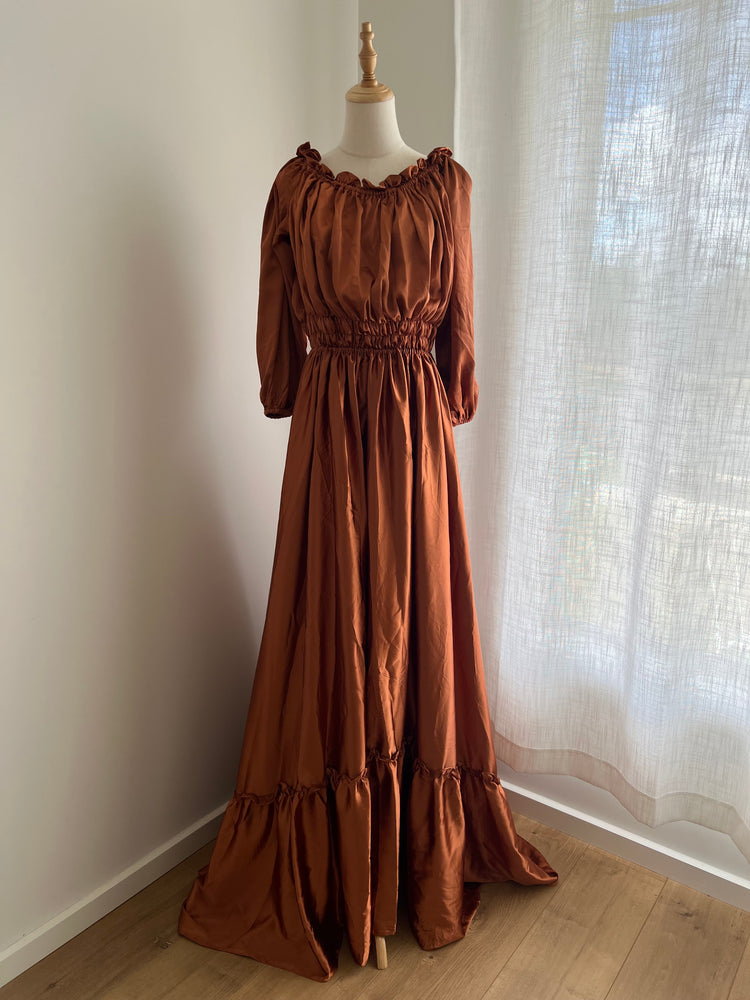 SALE Rust Sample Dress